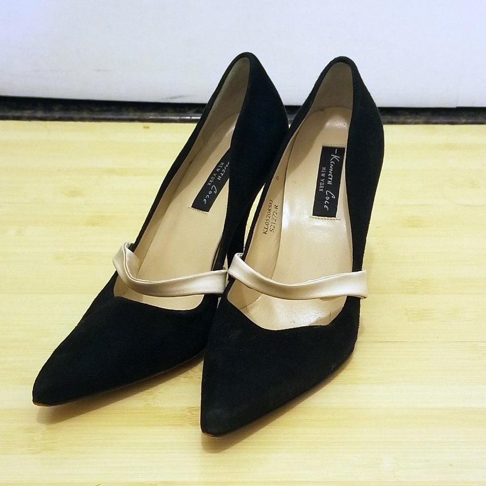 Kenneth Cole Black Velvet Mary Janes, 6/36